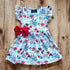 Girls Mouse July 4th Dress with Matching Bow - Bowtism
